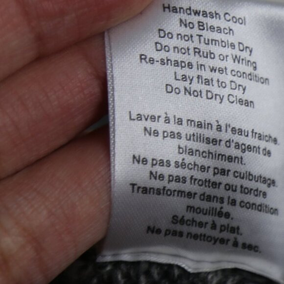 Aritzia Talula Lambswool Cashmere Blend Heavy Marled Knit Cardigan Size Small - Picture 5 of 6